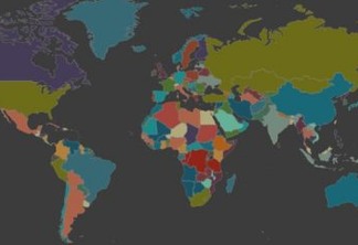 Mapa interativo permite escutar as línguas e sotaques do mundo
