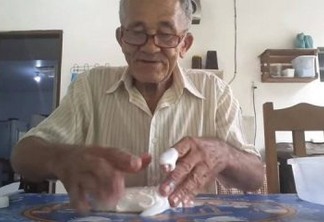 'Resolvi tentar até funcionar', diz idoso que teve o vídeo viralizado após conseguir fazer 'slime'