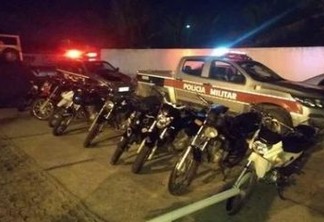 Polícia intercepta ‘rolezinho’, persegue suspeitos e apreende várias motos na Grande JP