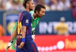 Neymar e Buffon são alvos da imprensa após eliminação do PSG na Champions