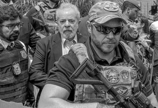 PT aciona corregedoria da PF sobre policial com distintivo da SWAT em escolta de Lula