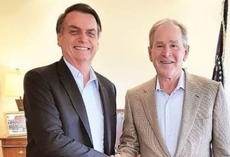 'CONVERSA PRODUTIVA': Bolsonaro se reúne com George W. Bush nos Estados Unidos