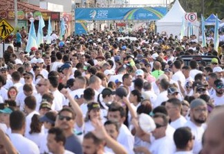 Cerca de 10 mil pessoas participam de atividades esportivas e de lazer em evento do Sesc, Senac, Exército e Marinha na Capital