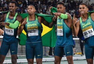 Brasil surpreende e vence os EUA em final de revezamento 4x100m