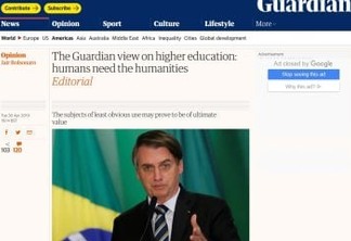 Em duro editorial, jornal britânico critica corte em ciências humanas do Brasil
