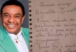 Internado em UTI, Agnaldo Timóteo apresenta melhora e recebe bilhete de Lula