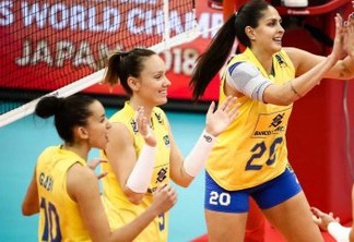 VÔLEI FEMININO: Brasil bate China em estreia na Liga das Nações