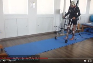 'NÃO É MILAGRE' Neurocientista brasileiro faz paraplégicos voltarem a caminhar: VEJA VÍDEO
