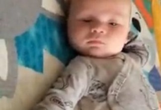 Bebê de dois meses diz suas primeiras palavras e assusta familiares - VEJA VÍDEO