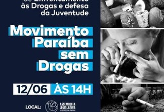 Governador João Azevêdo sanciona lei que estabelece junho como Mês de Enfrentamento às Drogas na PB