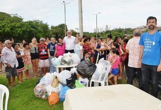 Sindicato dos Bancários entrega doações às vítimas das chuvas na comunidade Padre Hildon Bandeira