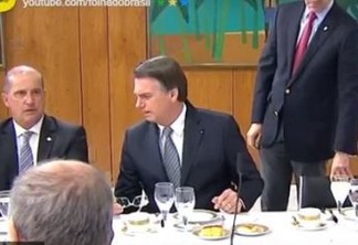 'NÃO TEM QUE TER NADA PARA ELE': Vaza áudio de Bolsonaro criticando João Azevedo durante café da manhã com jornalistas - VEJA VÍDEO