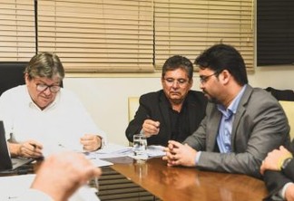 Em encontro com João Azevedo, prefeito Berg Lima apresenta prioridades