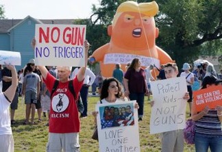 Em meio a protestos, Trump chega a Dayton, em Ohio, após massacre