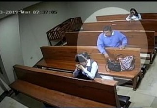 Homem comete furto dentro da igreja e sai fazendo 'sinal da cruz'; VEJA VÍDEO