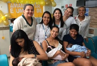 Hospital ensina técnicas de amamentação a mães de recém-nascidos