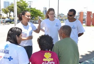 Secretaria de Saúde de João Pessoa promove atividades para pessoas em situação de rua no Parque da Lagoa