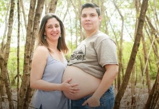 UM HOMEM GESTANTE: Quem está grávido é o pai e casal deve amamentar