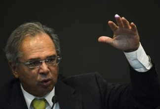 O Ministro da Economia, Paulo Guedes, durante o Seminário Declaração de Direitos de Liberdade Econômica - Debates sobre a MP 881/19.
