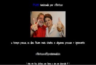 INVASÃO: Site do PSDB é hackeado e mostra foto de Lula e Dilma
