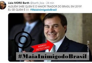 Tag #MaiaInimigodoBrasil volta a ser um dos assuntos mais comentados no Twitter