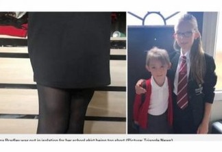 Mãe fica revoltada após escola isolar menina de 12 anos por usar 'saia muito curta'