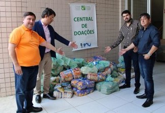 Creci-PB faz doação de meia tonelada de alimentos ao Hospital Napoleão Laureano