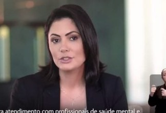 Michelle Bolsonaro faz vídeo em apoio a campanha de combate ao suicídio