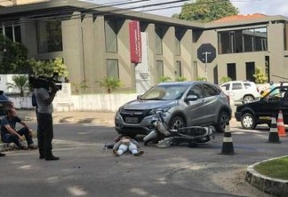 Esposa de Hervázio Bezerra se envolve em acidente em JP