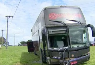 À CAMINHO DE APARECIDA: romeiro morre atropelado por ônibus da banda Rosa de Saron