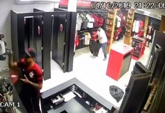 Criminosos roubam loja do Flamengo e comemoram nas redes sociais - VEJA VÍDEO