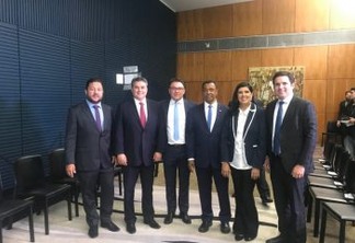 Rodrigo Maia empossa os paraibanos Damião Feliciano e Heron Cid no Conselho de Comunicação da Câmara Federal