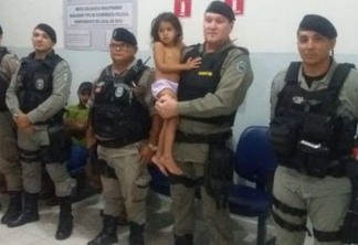Polícia Militar localiza criança raptada e prende mãe e filha suspeitas do crime em Coremas