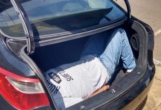 SEQUESTRO: Motorista de aplicativo é encontrado dentro de porta-malas em Santa Rita