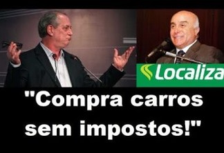 'NÃO PAGA IMPOSTOS': Ciro Gomes denuncia empresa de Salim Mattar, atual secretário de Bolsonaro; VEJA VÍDEO