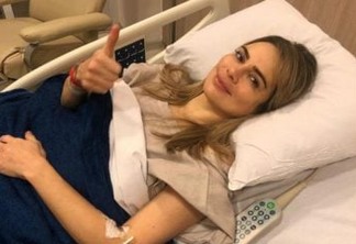 Após cirurgia Rachel Sheherazade posta foto em hospital e agradece: 'Obrigada pelas mensagens de apoio'