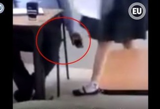 Professor é flagrado filmando por baixo da saia de alunas - VEJA VÍDEO