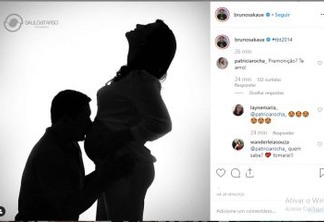 'PREMONIÇÃO?': Patrícia Rocha faz comentário misterioso em foto de Bruno Sakaue e internautas especulam nova gravidez