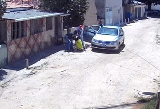 Câmera de segurança flagra dois homens espancando mulher na Zona Sul do Recife - VEJA VÍDEO