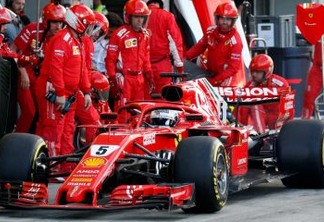 FÓRMULA 1: Ferrari evita encontro de Vettel e Leclerc após batida em Interlagos
