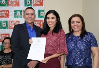 Prefeito de Santa Rita empossa novos servidores da Educação