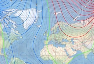Polo magnético da Terra está se movendo em direção à Rússia