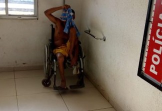 Cadeirante é preso com arma de fogo na comunidade 'Iraque', em Mangabeira
