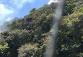 Incêndio no Cabo Branco: Corpo de Bombeiros apaga chamas em reserva de Mata Atlântica em João Pessoa - VEJA VÍDEO 