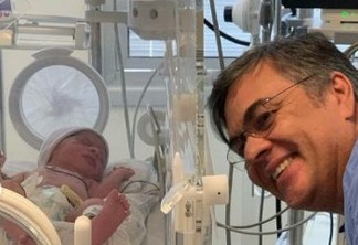 'EMOÇÃO FORTE E GENUÍNA': Nascem Lucas e Letícia, netos gêmeos de Cássio Cunha Lima
