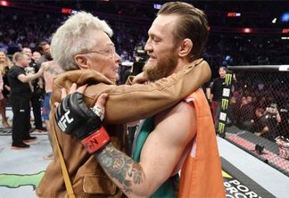 UFC: McGregor recebe carinho da avó de Cerrone após vitória em Las Vegas