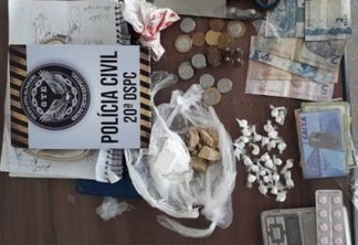 Polícia Civil prende homem suspeito de tráfico de drogas na Paraíba