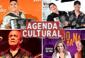AGENDA CULTURAL: Confira as atrações que agitam o final de semana em João Pessoa
