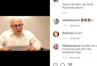 Ney Suassuna usa redes sociais para se defender de acusações da Operação Calvário