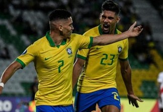 Brasil para no segundo tempo, mas vence o Peru na estreia do Pré-Olímpico